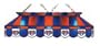 Washington Nationals 40" STAINED GLASS POOL/BILLIARD TABLE LAMP/LIGHT