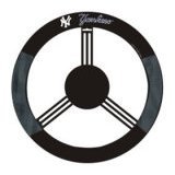 New York Yankees Poly-Suede Steering Wheel Cover