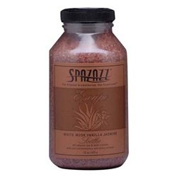 Spazazz White Musk Vanilla Jasmine Soothe All-natural Spa & Bath Crystals -110- 22 oz.