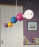 KICO Child / Baby Bedroom Light in muliple colours - Ruby_Caterpillar