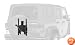 Bestop 61961-01 HighRock 4X4 Black Oversize Tire Carrier