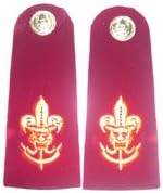 Thai Boy Scout Shoulder Ranks Free Size New 100% ***Free Happy Buddha***
