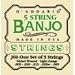 D'Addario Banjo Strings Set, Nickel Wound 9-20 Lite