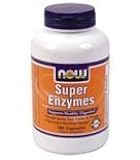 Now Foods Super Enzymes, 180 caps (Pack of 2)