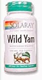 Solaray - Wild Yam, 400 mg, 100 capsules