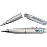 Tech 2GB DiskGO! USB 2.0 Flash Drive Plus Ink Pen