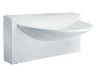 LaToscana L790 Wall Mount Bathroom Sink, White