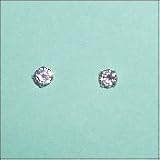 Clear Crystal Sterling Silver Earring Set for Girls Childrens Jewelry