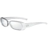 Nike Sera.R Womens Sunglasses, EV0143-901, Crystal Clear Frame/ Clear Lenses/ Silver Flash