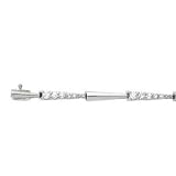 14k White Gold & Diamond Journey Bracelet - 7 (2.00ctw).