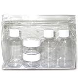 Airline Empty Bottle Travel Pack Set ~ Meets T.S.A. Airline Regulations