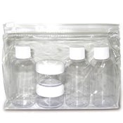 Airline Empty Bottle Travel Pack Set ~ Meets T.S.A. Airline Regulations