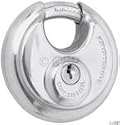 Kryptonite Disc Stainless Steel Padlock with Key (70mm)