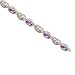 14K 2.40 CTW Tanzanite & Diamond Floral Bracelet