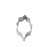 Faringdon Cookie cutters Mini holly leaf 4cm tin plate