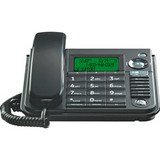 Corded Telephone With Digital Answering Machine And Call Waiting/Caller ID - Black