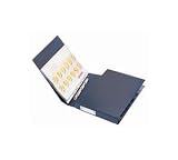Bantex A3 black ring binder in portrait format with four D ring mechanism and 30mm spine, EACH