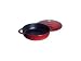 Staub Honeycomb Saute Pan, 1 3/4 Quart, 7 7/8 Inch,Cast Iron Lid, Pimento Red