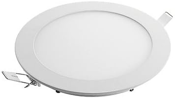 12W 60*SMD2835 Epistar 880Lm CRI>80 6000-6500K Cool White LED Panel Light Round Shape-White(AC85-265V)