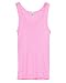 Bella Ladies Combed Ringspun Cotton 2x1 Rib Tank Top - Pink - Large