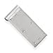 316L Stainless steel money clip with screws around the edges.