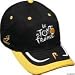 Le Tour de France Stage 1 Crew Baseball Hat / Black with Yellow.