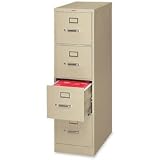HON H324L H320 Series 26-1/2-Inch 4-Drawer Full-Suspension Letter File, Putty