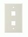 Icarus Keystone Style Wall Plate - 2 Ports