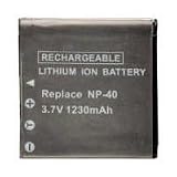 UltraLast ULCNP40 Digital Camera Battery Pack for Casio NP-40