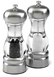 Review Cole and Mason H105900 / Cole and Mason Saturn Salt and Pepper Mill Set, Stainless Steel and Clear Acrylic