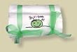 PodT Peaple Bur-Pea Burp Cloth Set - White