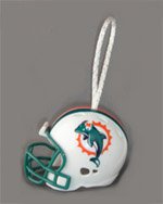 Official NFL National Football League Licensed Team Helmet Christmas Tree Ornaments - Miami Dolphins