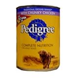 Pedigree Canned Dog Food Ground Chicken 13.2oz Case(24)