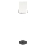 Durable 558957 Sherpa Infobase Sign Stand, Tilt-Adjustable, 40-60 High, Metal Base