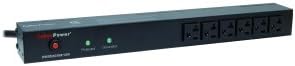 CyberPower Rackbar Surge Suppressor RM 1U RKBS20S6F10R 20A 16-Outlet. RACKBAR 16OUT RM ETL CSA C22.2 15FT CORD 120V 120A 1800J SURGE. Receptacles: 16 x NEMA 5-20R - 1800J