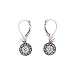 CZ Marcasite Leverback Earrings by Judith Jack