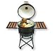 Baby : Primo Grills , Smokers Complete Package Black Large Kamado Round Grill with Cradle and Wood Side She