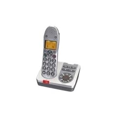 Audioline Big Tel 180 Schnurloses DECT-Telefon  gro�e Tasten und augenfreundlichem Display silber