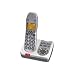 Audioline Big Tel 180 Schnurloses DECT-Telefon  gro�e Tasten und augenfreundlichem Display silber
