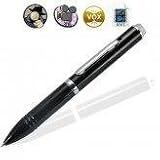 Pen with Hi-Definition DVR Camera (Black with Silver Accents)