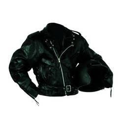 Fashionable Stylish Rock Design Genuine Buffalo Leather Motorcycle Jacket (3X) ROCK... by Diamond Plate