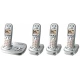 Panasonic Schnurlostelefon KX-TG7324GS silber Quattro mit AB (analog)