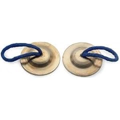 Pair Of Profesional Bronze 80/20 Finger Zimbeln