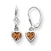 Sterling Silver MTG w/o stone for 5mm Heart QE2046