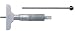 Mitutoyo 129-128, 0 - 6" X .001" Depth Micrometer, 2.5" Base
