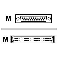 Belkin 4ft EXT SCSI Double Shielded DB25M/HD68M Thumbscrews