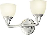 KOHLER Devonshire Double Wall Sconce, Polished Chrome #K-10571-CP