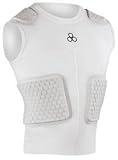 Mcdavid Knee Guard Shirt Body W/5pads Slvless Wht Small Ea - Model 787t-s-wht