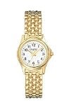 Caravelle Bracelet Gold-tone Stainless Steel White Dial Women's Watch #44L55