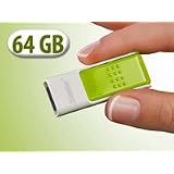 PConKey USB-Speicherstick UPD-164, gr�n/wei�, 64 GBvon "PConKey"